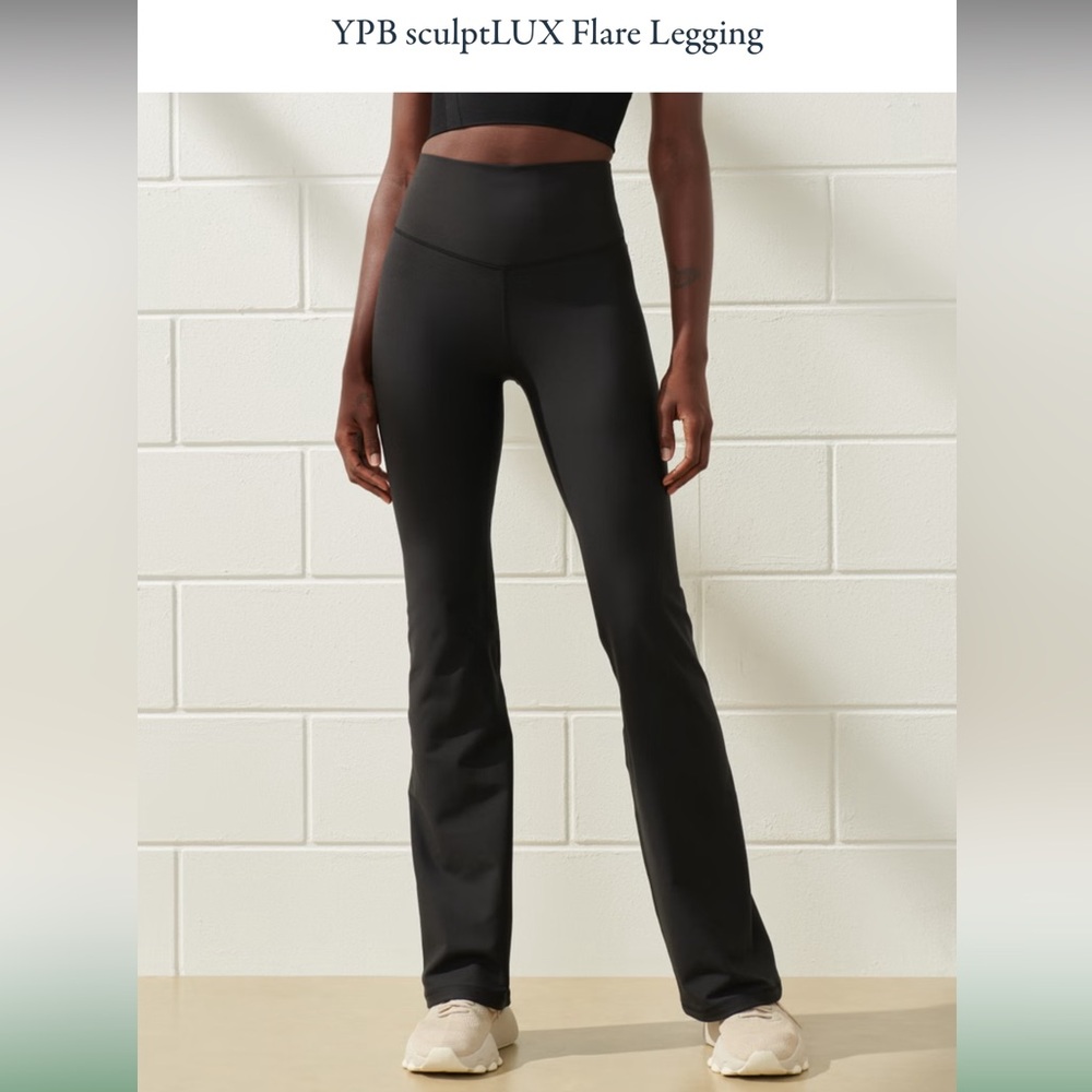 Abercrombie & Fitch Black Flare Leggings